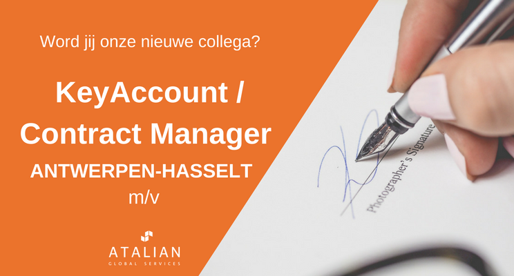 ATALIAN Contract Manager Antwerpen Hasselt