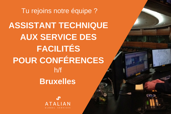 ASSISTANT TECHNIQUE AUX SERVICE DES FACILITÉS POUR CONFÉRENCES