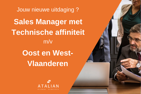 Sales Manager met Technische affiniteit(m_v) - Oost en West-Vlaanderen