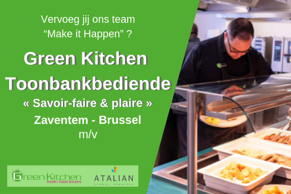 Toonbankbediende Brussel (m_v) Green Kitchen